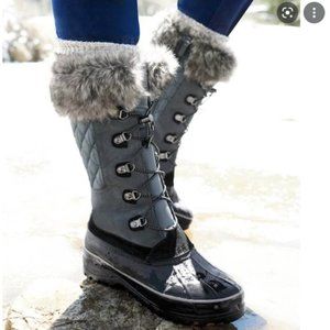 Land's End Squall Insulated Winter Snow Boots 7.5